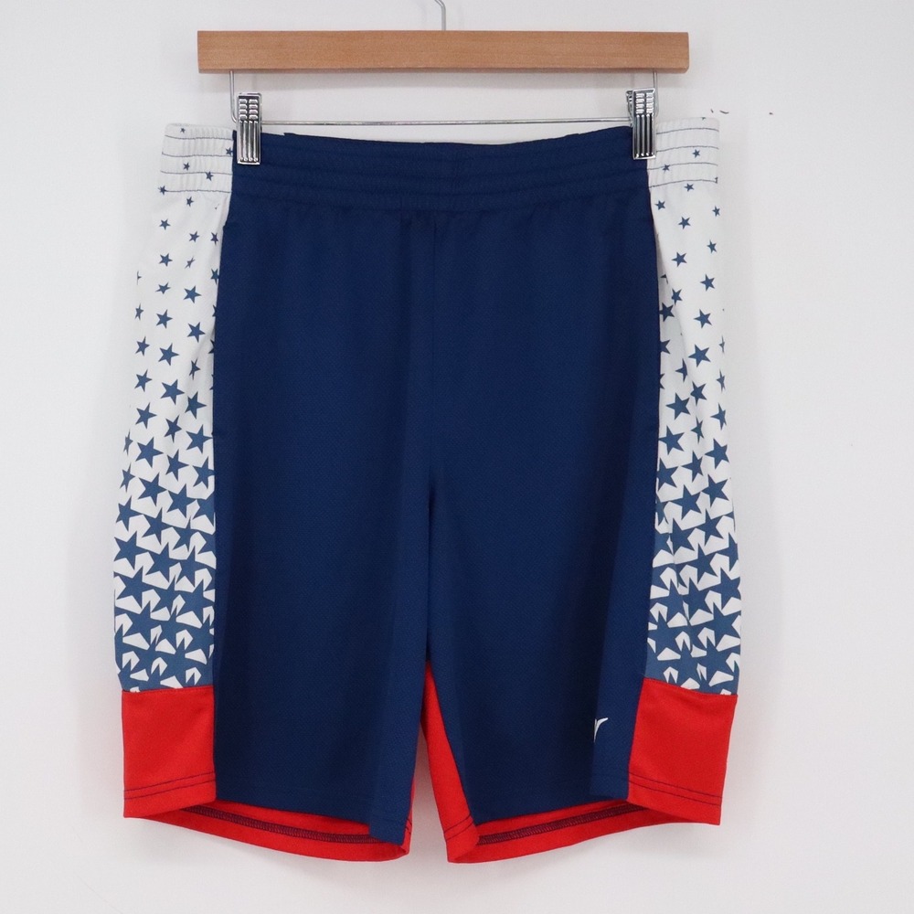 Old Navy Shorts Mens M Go-Dry Blue Star Colorblock Athletic Good